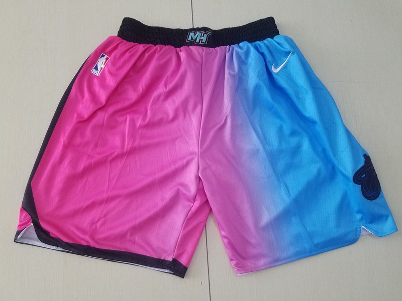  Men 2022 NBA Miami Heat pink shorts->los angeles lakers->NBA Jersey